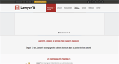 Desktop Screenshot of lawyerit.fr
